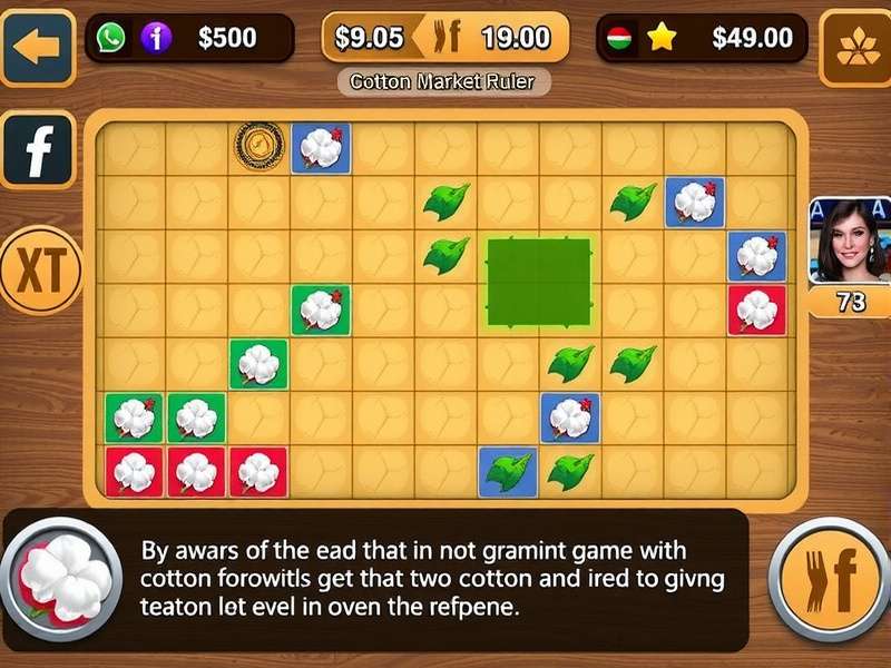 Cotton Market Ruler Trading Interface